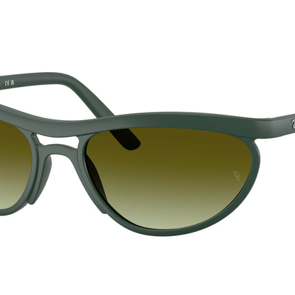 Ray-Ban RB4453 Pillow Sunglasses  6016E8-Sand Green 59-145-20 - Color Map Green