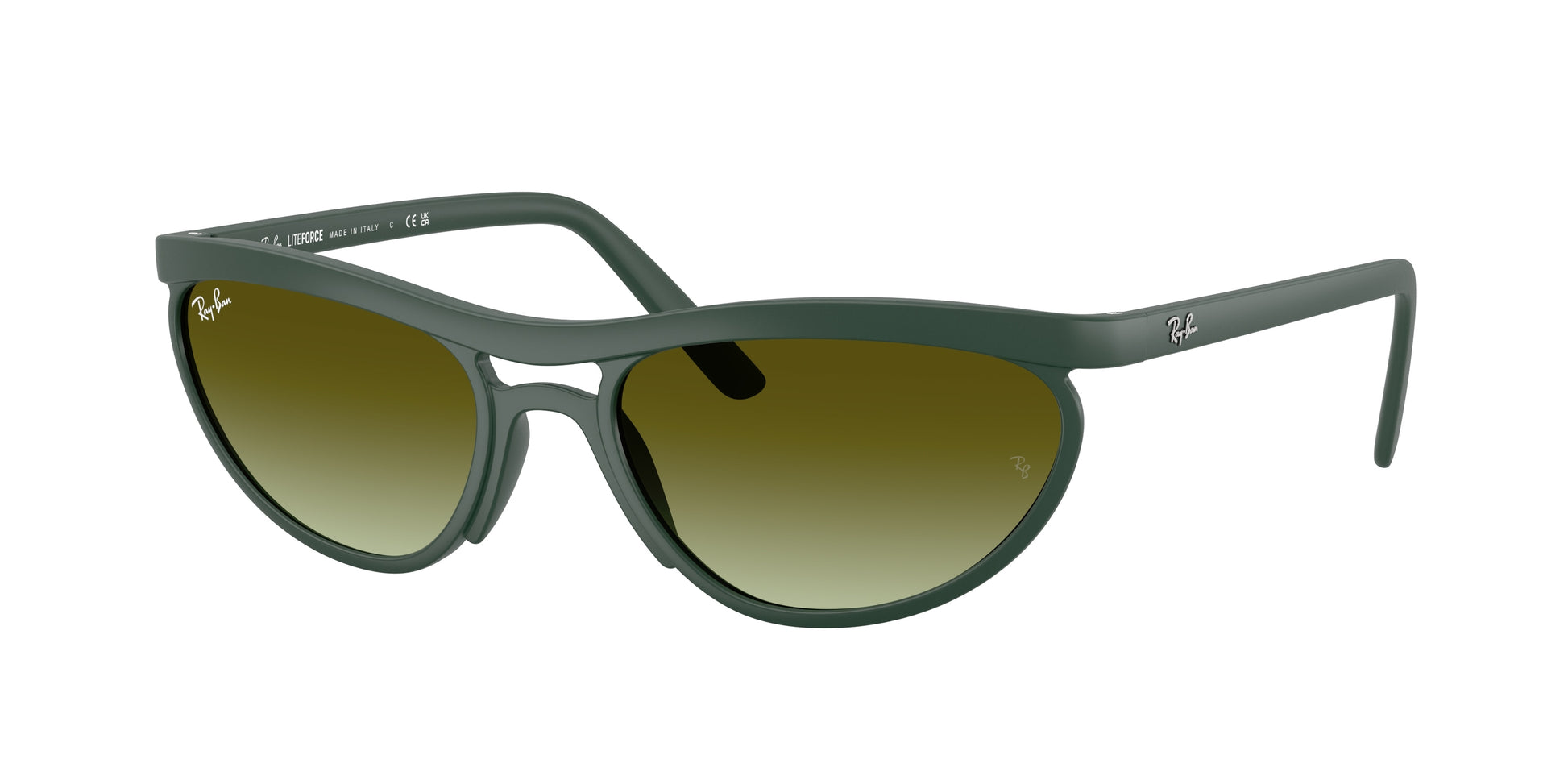 Ray-Ban RB4453 Pillow Sunglasses  6016E8-Sand Green 59-145-20 - Color Map Green