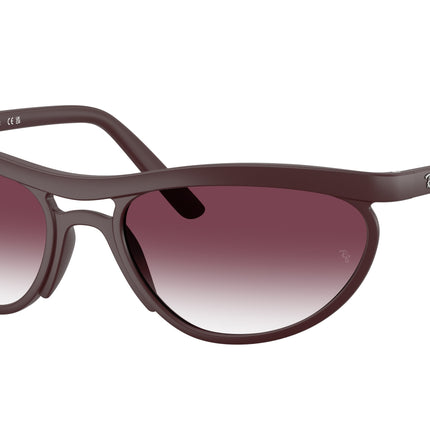 Ray-Ban RB4453 Pillow Sunglasses  64458H-Sand Dark Violet 59-145-20 - Color Map Violet