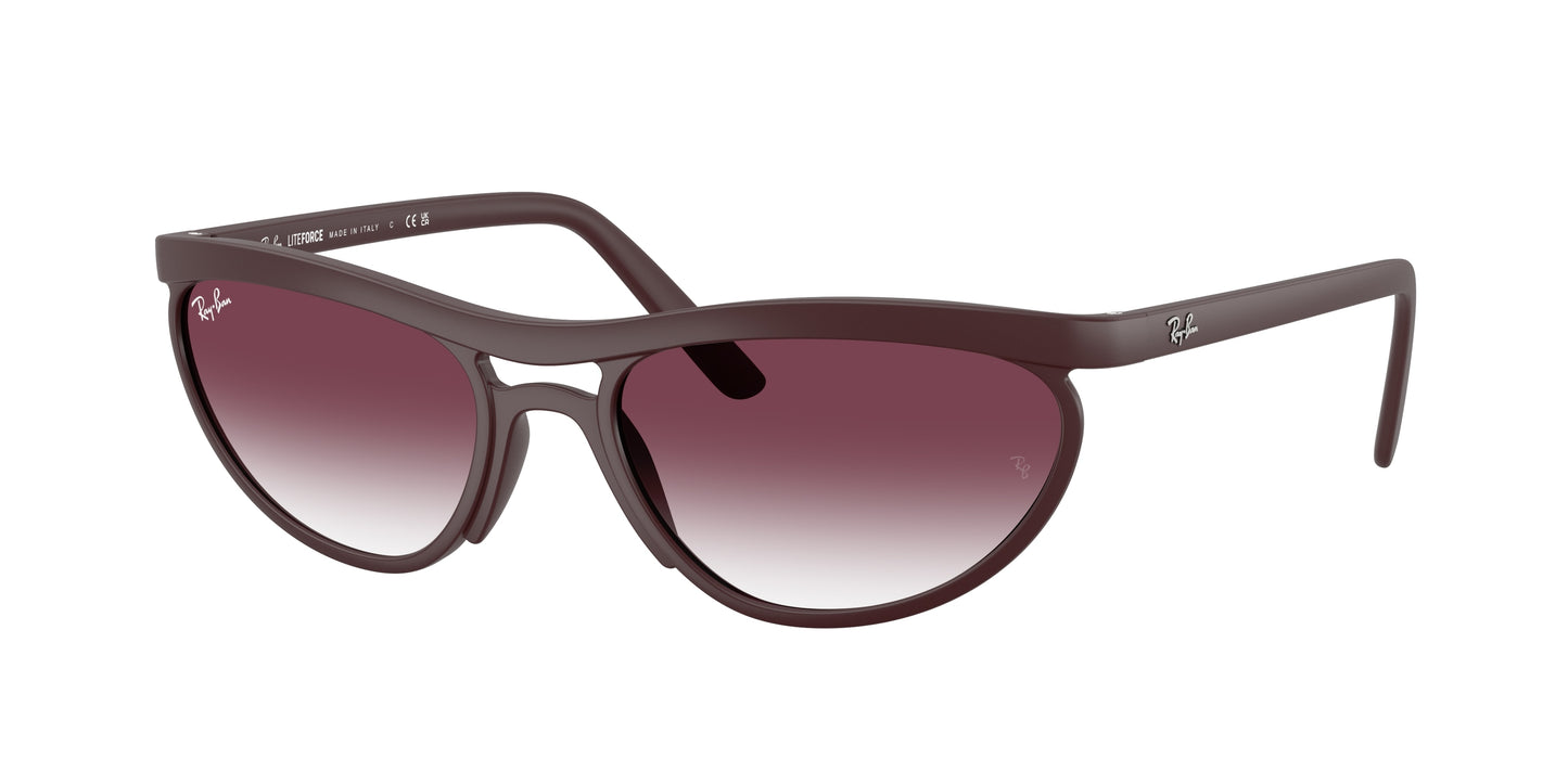 Ray-Ban RB4453 Pillow Sunglasses  64458H-Sand Dark Violet 59-145-20 - Color Map Violet