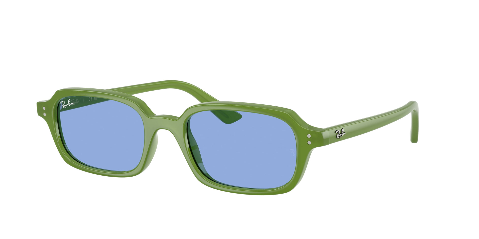 Ray-Ban ZURI RB4455F Pillow Sunglasses  681080-Cloudy Jungle Green 51-145-19 - Color Map Green