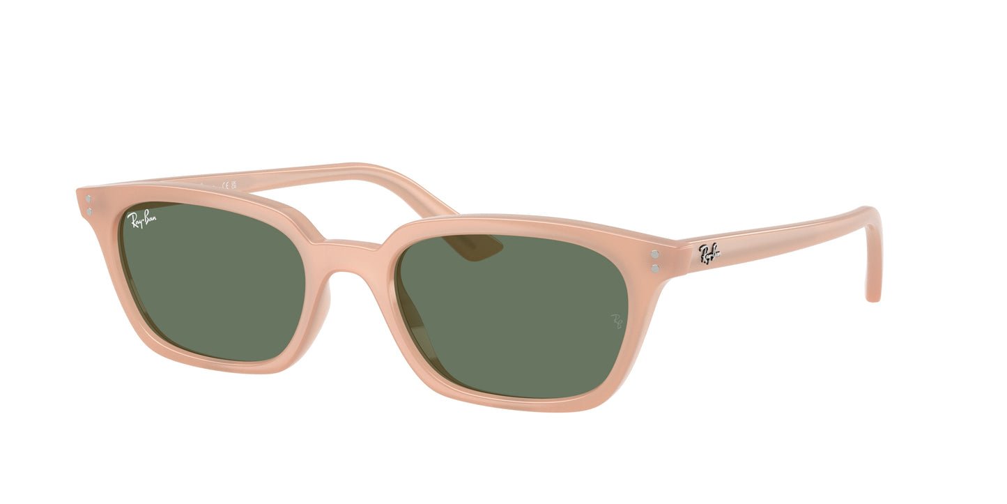 Ray-Ban ZAYA RB4456 Pillow Sunglasses  681182-Cloudy Natural Pink 53-145-19 - Color Map Pink
