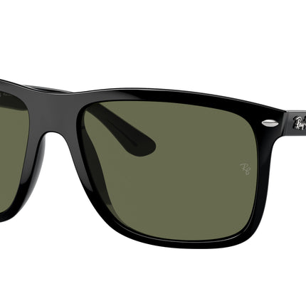 Ray-Ban BOYFRIEND TWO RB4547F Square Sunglasses  601/58-Black 60-145-18 - Color Map Black