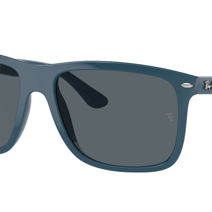 Ray-Ban BOYFRIEND TWO RB4547 Square Sunglasses  6717R5-Blue 60-145-18 - Color Map Blue