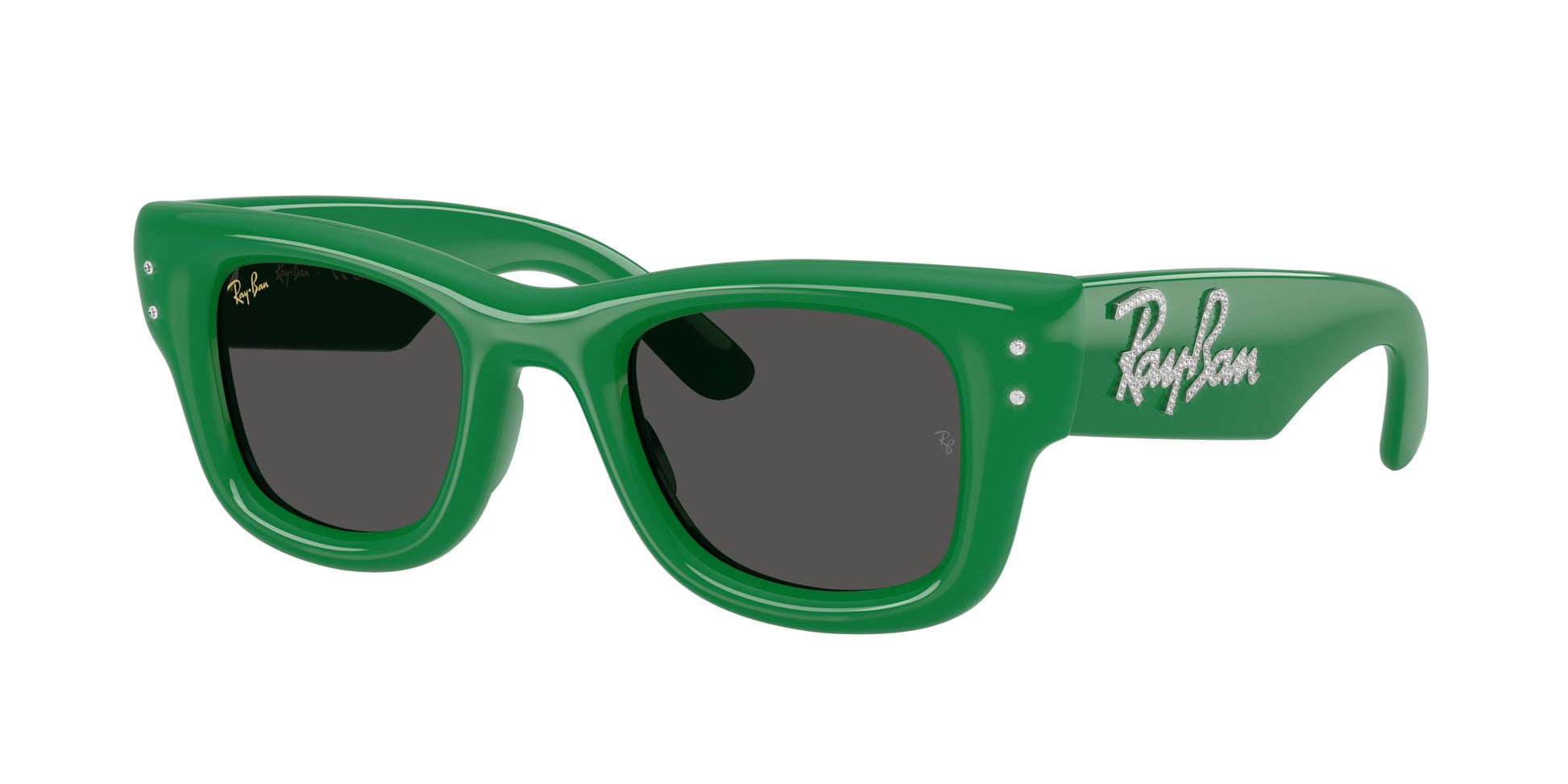Ray-Ban WAYFARER PUFFER RB4940B Square Sunglasses  685987- 47-145-23 - Color Map Green