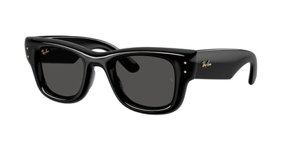 Ray-Ban WAYFARER PUFFER RB4940 Square Sunglasses  601/87-Black 47-145-23 - Color Map Black