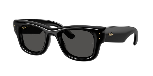 Ray-Ban WAYFARER PUFFER RB4940 Square Sunglasses  601/87-Black 47-145-23 - Color Map Black