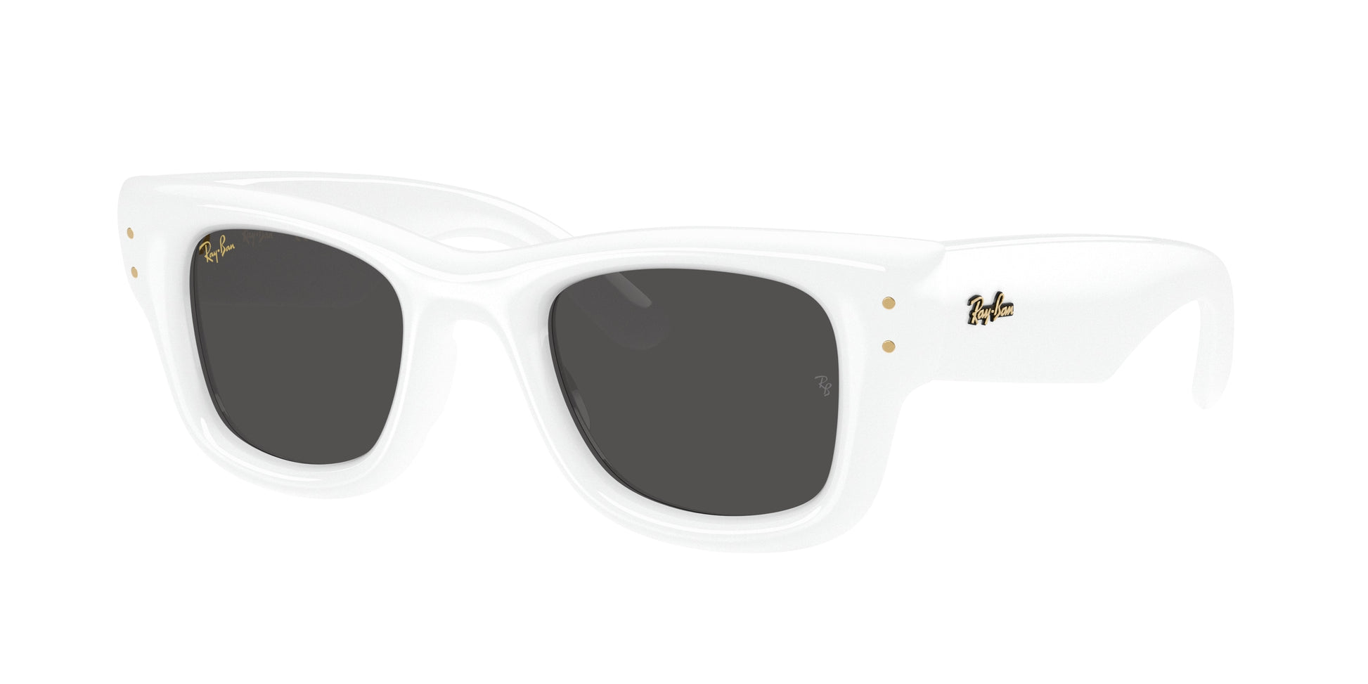 Ray-Ban WAYFARER PUFFER RB4940 Square Sunglasses  671/87-White 47-145-23 - Color Map White
