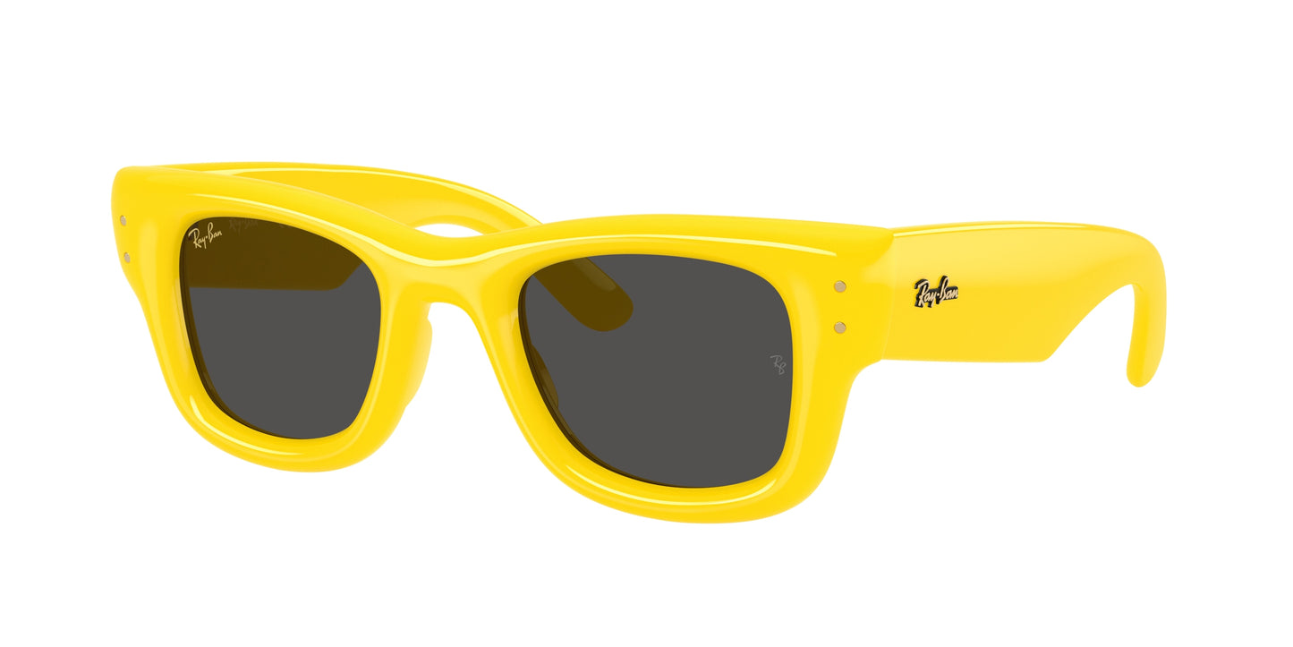 Ray-Ban WAYFARER PUFFER RB4940 Square Sunglasses  683087-Yellow 47-145-23 - Color Map Yellow