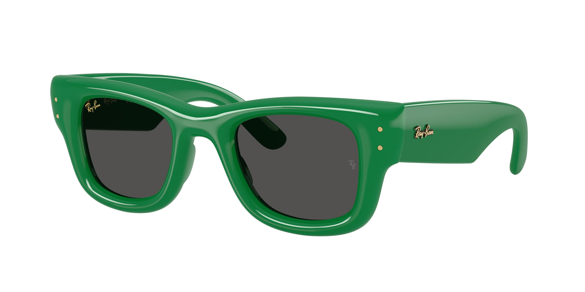 Ray-Ban WAYFARER PUFFER RB4940 Square Sunglasses  683487-Green 47-145-23 - Color Map Green