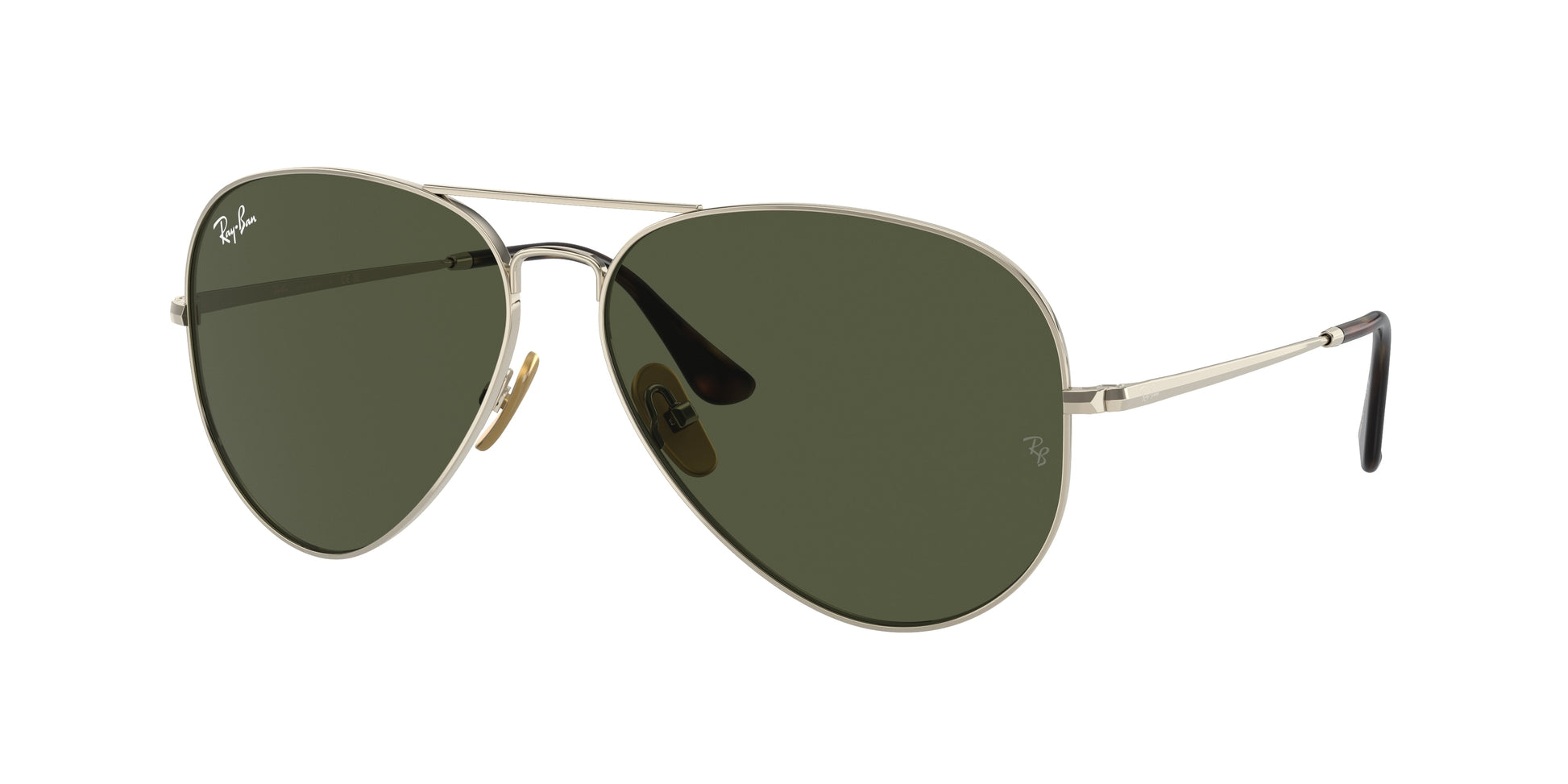 Ray-Ban AVIATOR TITANIUM RB8089 Pilot Sunglasses  926531-Arista Gold 62-140-14 - Color Map Gold