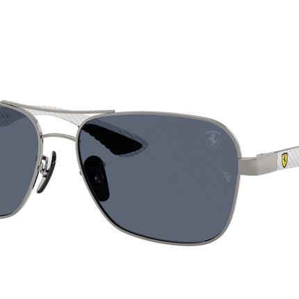 Ray-Ban RB8336M Square Sunglasses  F11687-Gunmetal 58-140-15 - Color Map Grey