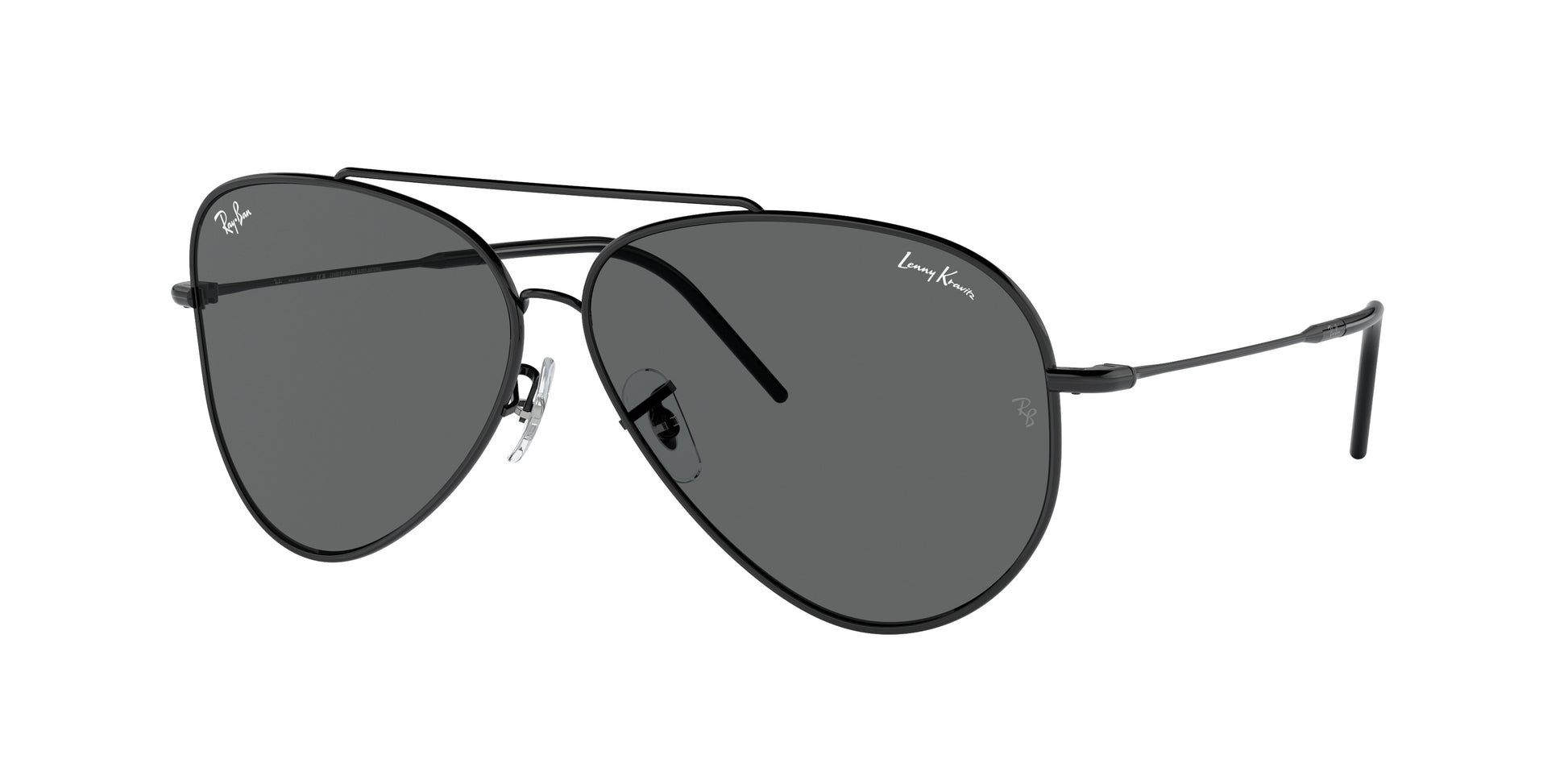 Ray-Ban AVIATOR REVERSE RBR0101S Pilot Sunglasses  002/GR-Black 62-145-11 - Color Map Black