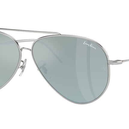 Ray-Ban AVIATOR REVERSE RBR0101S Pilot Sunglasses  003/30-Silver 62-145-11 - Color Map Silver