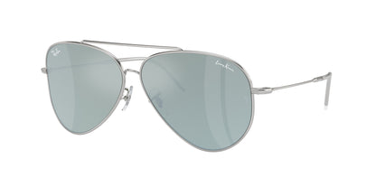 Ray-Ban AVIATOR REVERSE RBR0101S Pilot Sunglasses  003/30-Silver 62-145-11 - Color Map Silver