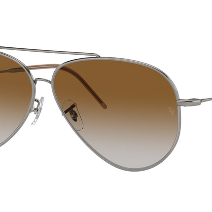 Ray-Ban AVIATOR REVERSE RBR0101S Pilot Sunglasses  004/CB-Gunmetal 62-145-11 - Color Map Grey