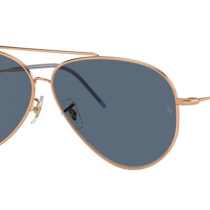 Ray-Ban AVIATOR REVERSE RBR0101S Pilot Sunglasses  92023A-Rose Gold 62-145-11 - Color Map Gold