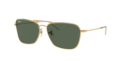 Ray-Ban CARAVAN REVERSE RBR0102S Square Sunglasses  001/VR-Arista Gold 61-145-15 - Color Map Gold