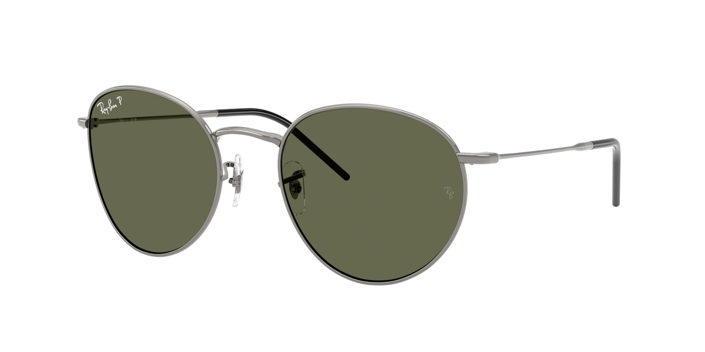Ray-Ban ROUND REVERSE RBR0103S Phantos Sunglasses  004/9A-Gunmetal 55-145-21 - Color Map Grey