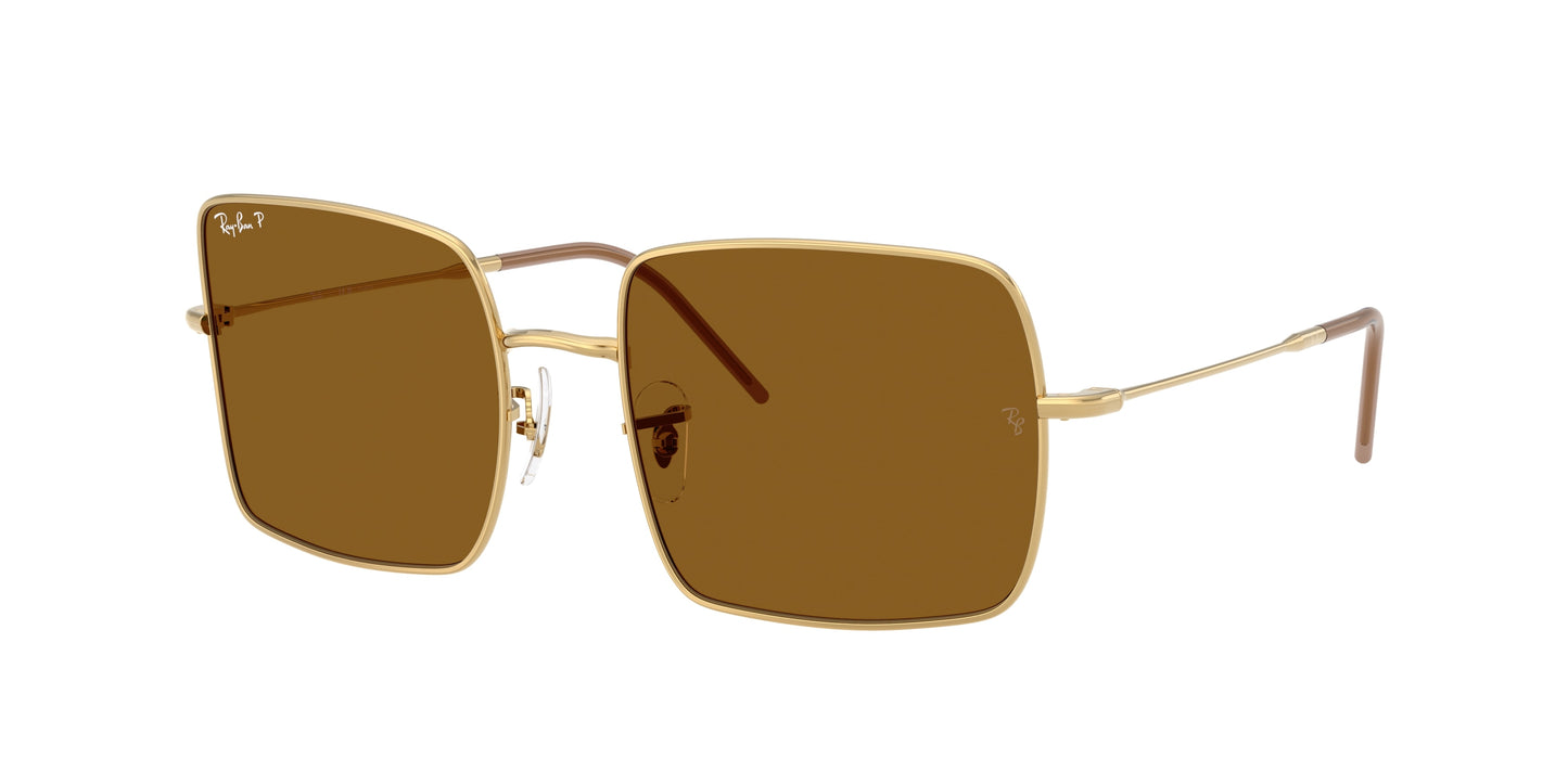 Ray-Ban SQUARE REVERSE RBR0104S Square Sunglasses  001/83-Arista Gold 56-140-19 - Color Map Gold