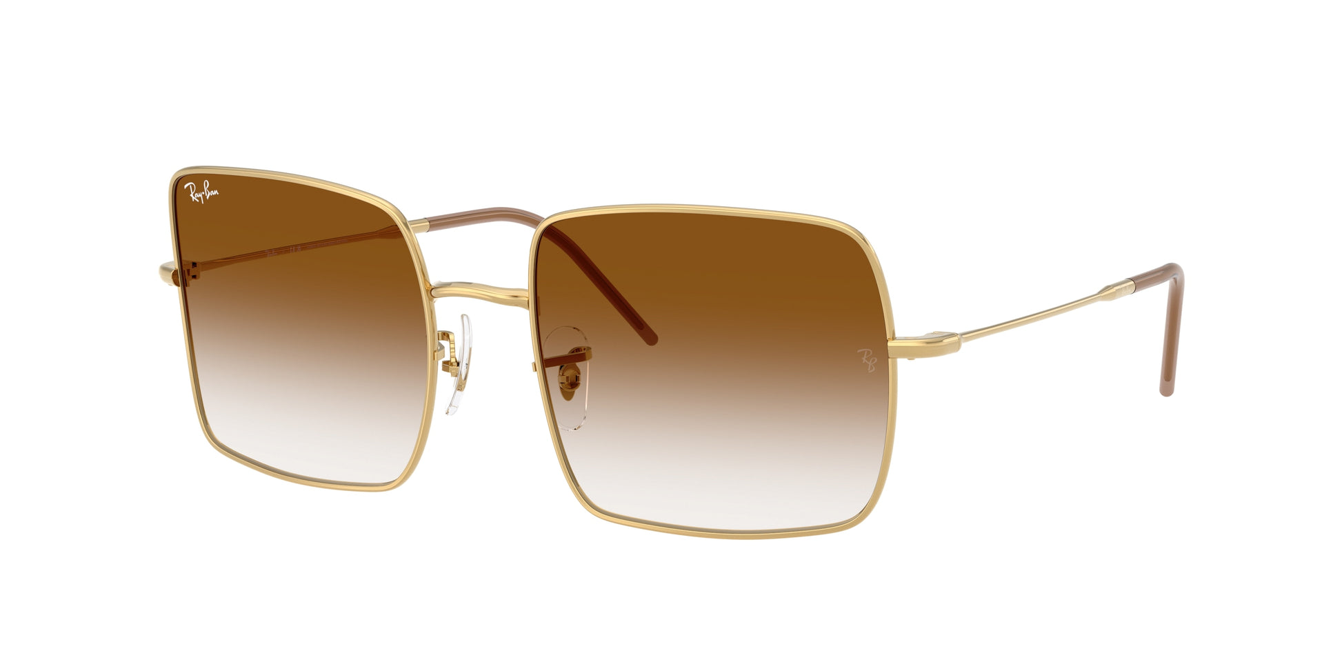 Ray-Ban SQUARE REVERSE RBR0104S Square Sunglasses  001/CB-Arista Gold 56-140-19 - Color Map Gold