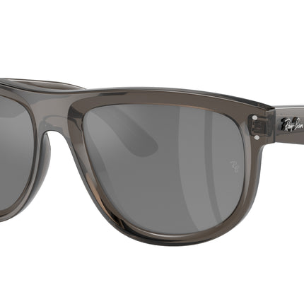 Ray-Ban BOYFRIEND REVERSE RBR0501S Square Sunglasses  6707GS-Transparent Dark Grey 56-145-18 - Color Map Grey
