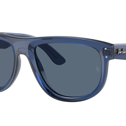 Ray-Ban BOYFRIEND REVERSE RBR0501S Square Sunglasses  67083A-Transparent Navy Blue 56-145-18 - Color Map Blue