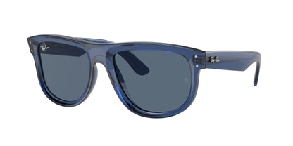 Ray-Ban BOYFRIEND REVERSE RBR0501S Square Sunglasses  67083A-Transparent Navy Blue 56-145-18 - Color Map Blue