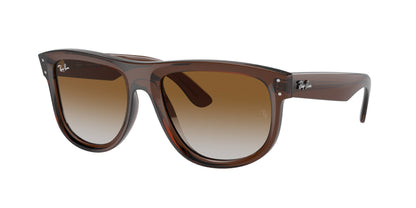 Ray-Ban BOYFRIEND REVERSE RBR0501S Square Sunglasses  6709CB-Transparent Brown 56-145-18 - Color Map Brown