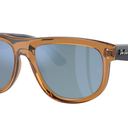 Ray-Ban BOYFRIEND REVERSE RBR0501S Square Sunglasses  6711GA-Transparent Camel Brown 56-145-18 - Color Map Brown