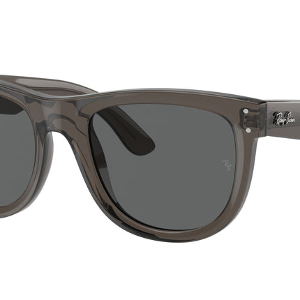 Ray-Ban WAYFARER REVERSE RBR0502S Square Sunglasses  6707GR-Transparent Dark Grey 53-145-20 - Color Map Grey