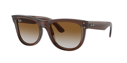 Ray-Ban WAYFARER REVERSE RBR0502S Square Sunglasses  6709CB-Transparent Brown 53-145-20 - Color Map Brown