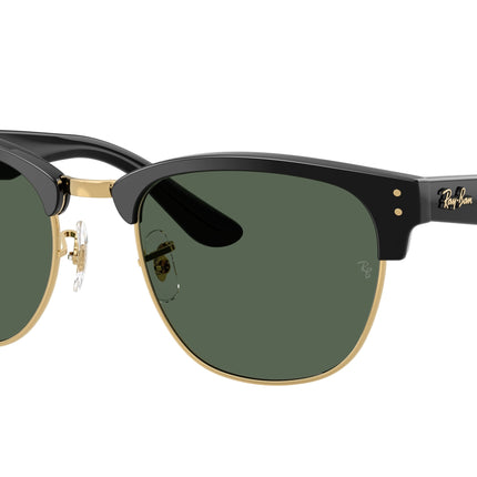 Ray-Ban CLUBMASTER REVERSE RBR0504S Square Sunglasses  6677VR-Black On Arista 54-145-21 - Color Map Black