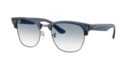 Ray-Ban CLUBMASTER REVERSE RBR0504S Square Sunglasses  670879-Transparent Navy Blue On Gunmetal 54-145-21 - Color Map Grey