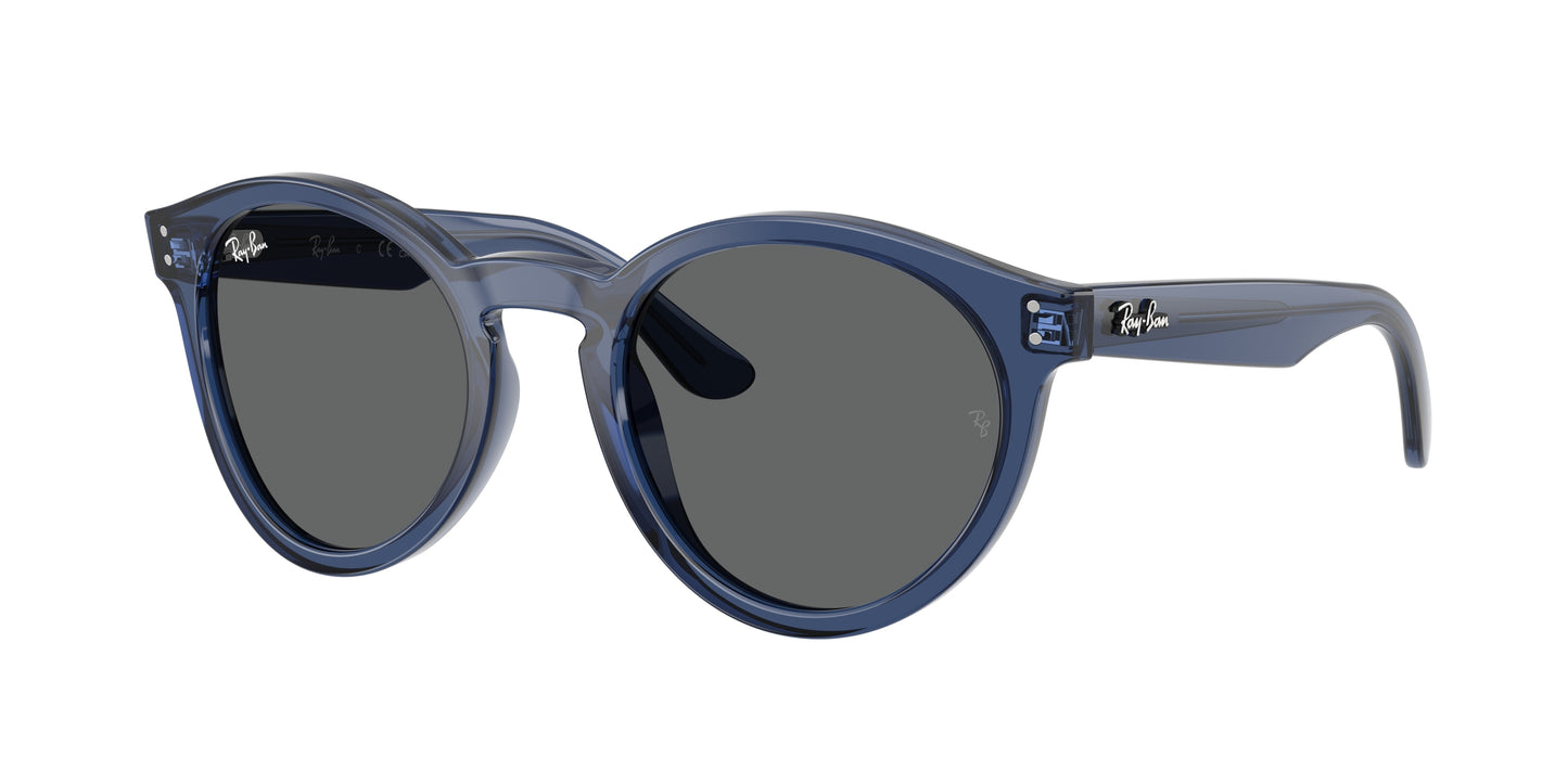 Ray-Ban RBR0505S Phantos Sunglasses  6708GR-Transparent Navy Blue 52-145-22 - Color Map Blue