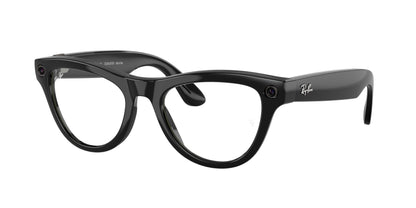 Ray-Ban Stories SKYLER RW4010 Cat Eye Eyeglasses  601/CH-Black 52-150-20 - Color Map Black