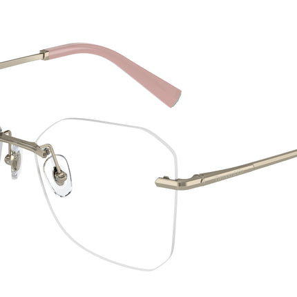 Tiffany TF1150 Irregular Eyeglasses  6021-Pale Gold 55-140-15 - Color Map Gold
