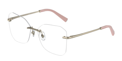 Tiffany TF1150 Irregular Eyeglasses  6021-Pale Gold 55-140-15 - Color Map Gold