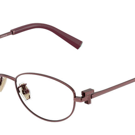 Tiffany TF1162TD Oval Eyeglasses  6015-Burgundy 52-140-17 - Color Map Violet