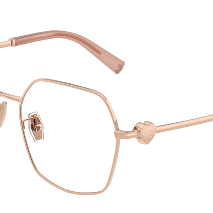 Tiffany TF1165BD Irregular Eyeglasses  6105-Rose Gold 54-145-17 - Color Map Gold