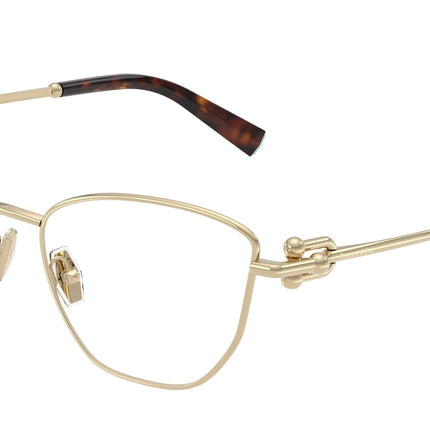 Tiffany TF1166 Cat Eye Eyeglasses  6021-Pale Gold 57-140-16 - Color Map Gold