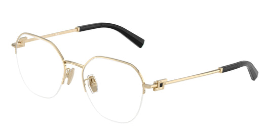 Tiffany TF1167D Round Eyeglasses  6021-Pale Gold 53-140-18 - Color Map Gold
