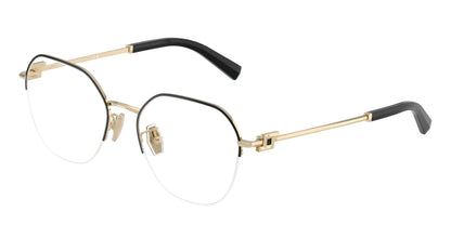 Tiffany TF1167D Round Eyeglasses  6164-Pale Gold 53-140-18 - Color Map Gold