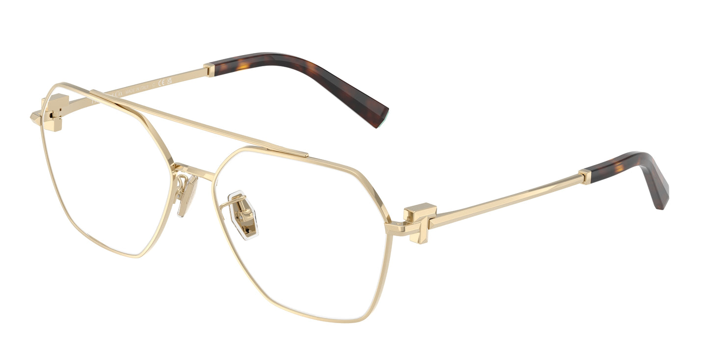 Tiffany TF1169 Irregular Eyeglasses  6021-Pale Gold 57-140-15 - Color Map Gold