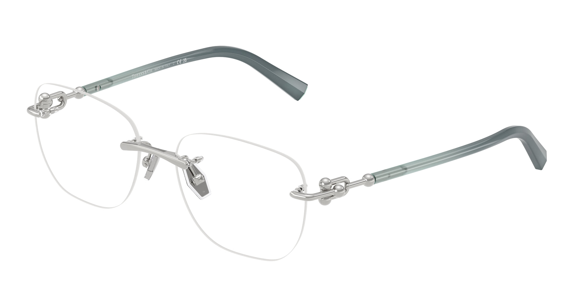 Tiffany TF1170D Square Eyeglasses  6001-Silver 54-140-17 - Color Map Silver