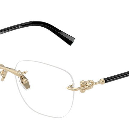 Tiffany TF1170D Square Eyeglasses  6021-Pale Gold 54-140-17 - Color Map Gold