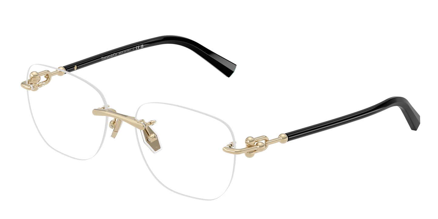 Tiffany TF1170D Square Eyeglasses  6021-Pale Gold 54-140-17 - Color Map Gold