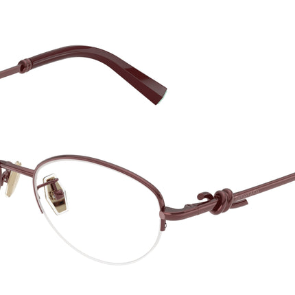 Tiffany TF1171D Oval Eyeglasses  6185-Burgundy 51-140-17 - Color Map Violet