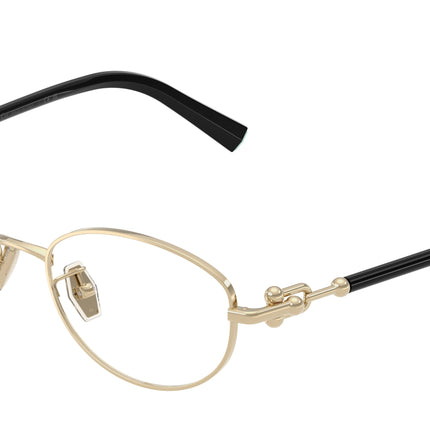 Tiffany TF1176D Oval Eyeglasses  6021-Pale Gold 51-140-18 - Color Map Gold