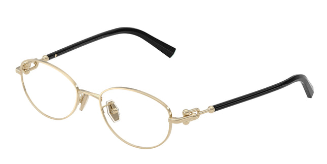 Tiffany TF1176D Oval Eyeglasses  6021-Pale Gold 51-140-18 - Color Map Gold